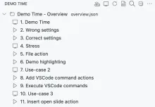 Scripted Demo Steps